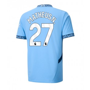 Manchester City Matheus Nunes #27 Domaci Dres 2024-25 Kratak Rukavima